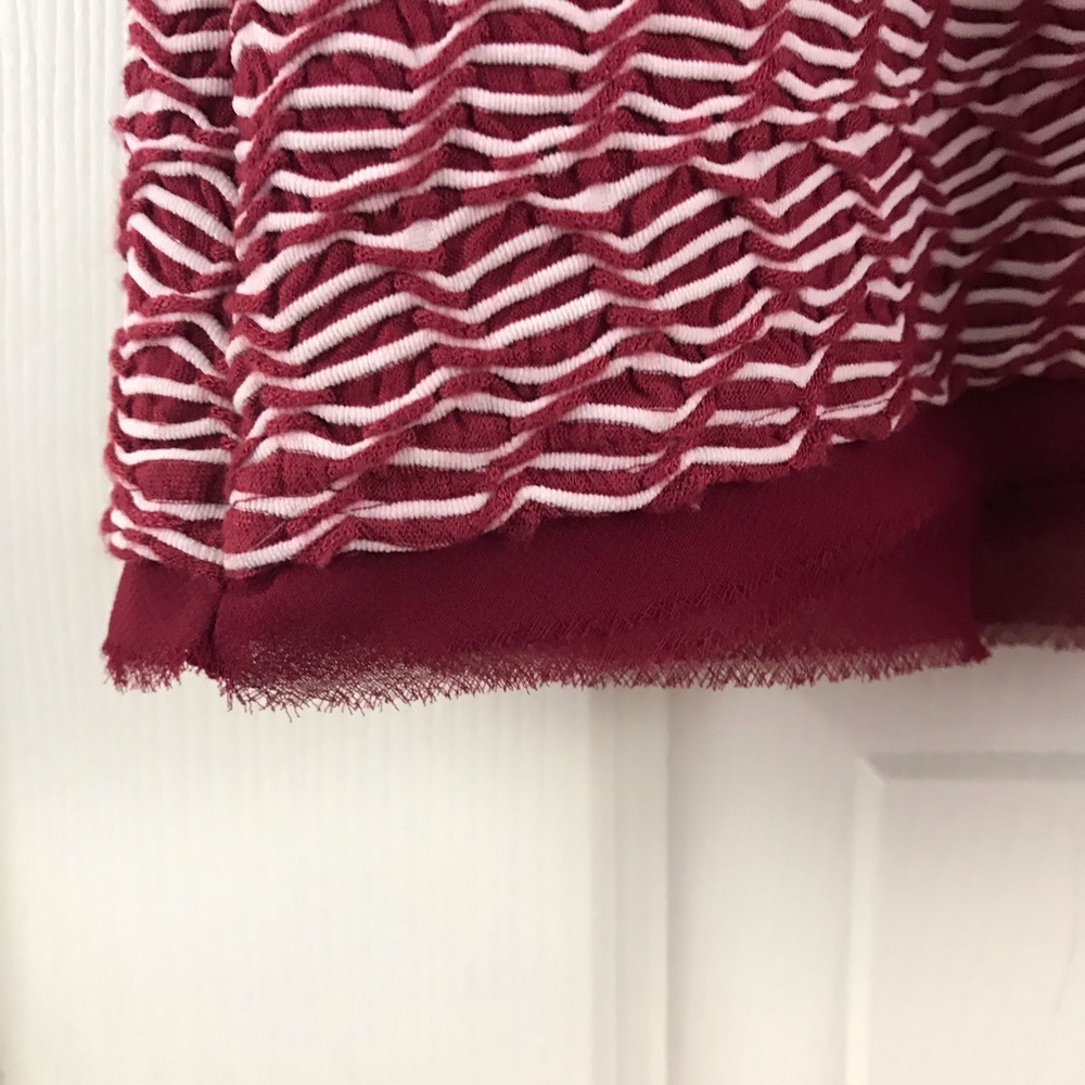 Maeve Anthropologie Dora Dress Small Red White - Picture 7 of 8